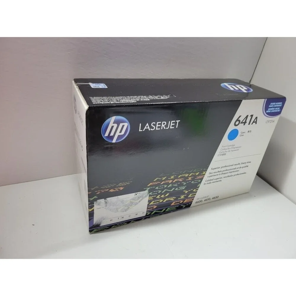 NEW OEM GENUINE HP 641A CYAN C9721A TONER LASERJET 4600 4610 4650 URR2-4 FACTORY